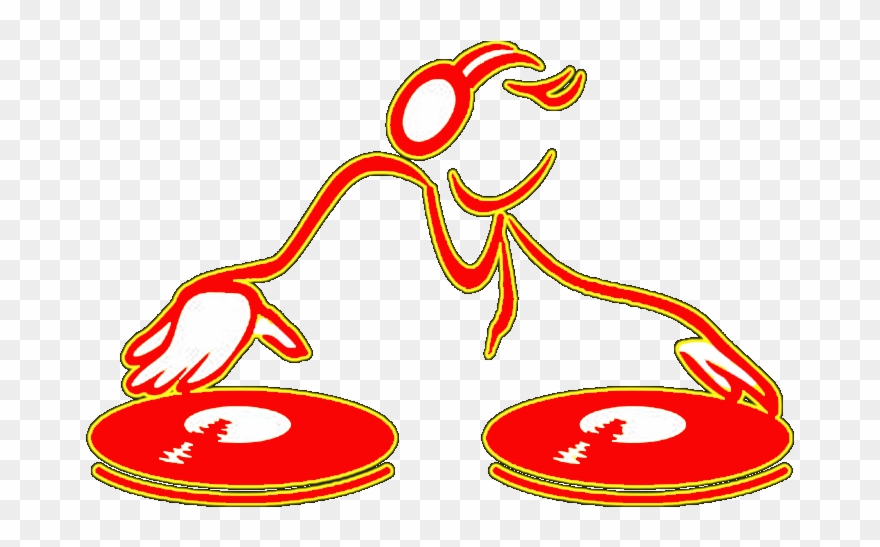 Disc Jockey Silhouette - Disc Jockey Clipart