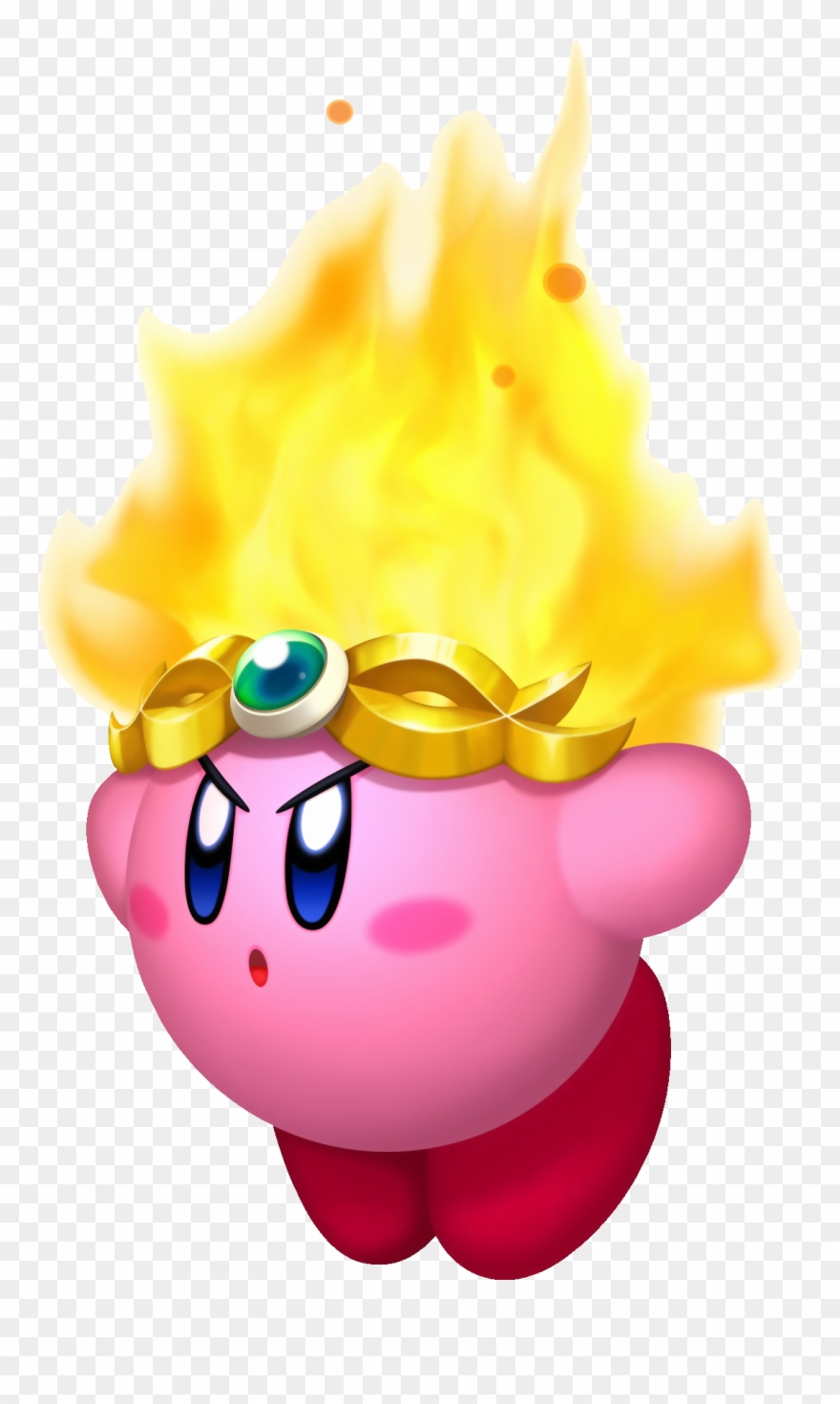 Fire Kirby - Kirby Star Allies Fire Clipart