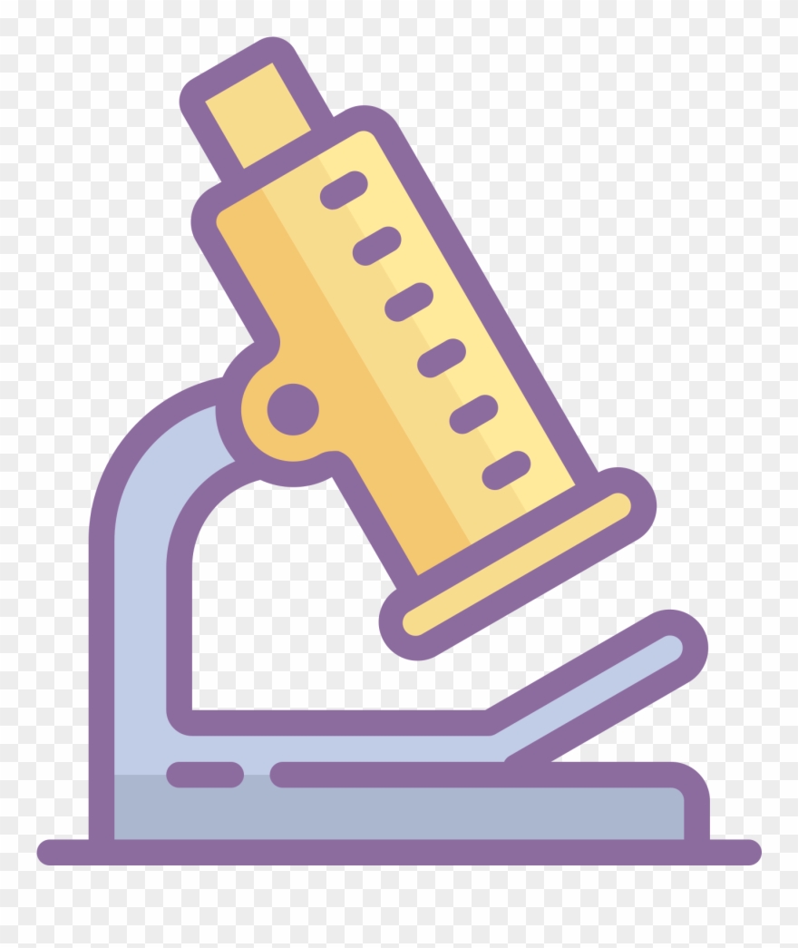 The Icon Is Depicting A Microscope - Dusk Science Icon Clipart