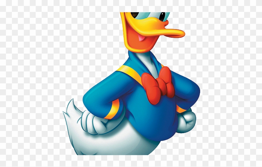 Duck Clipart Superhero - Donald Duck Mickey Mouse Characters - Png Download