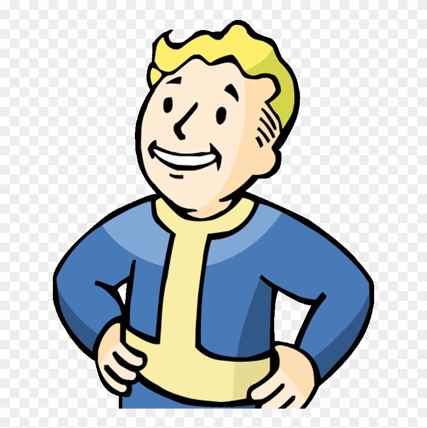 The Unholy Angels Motorcycle Club - Vault Boy Profile Clipart