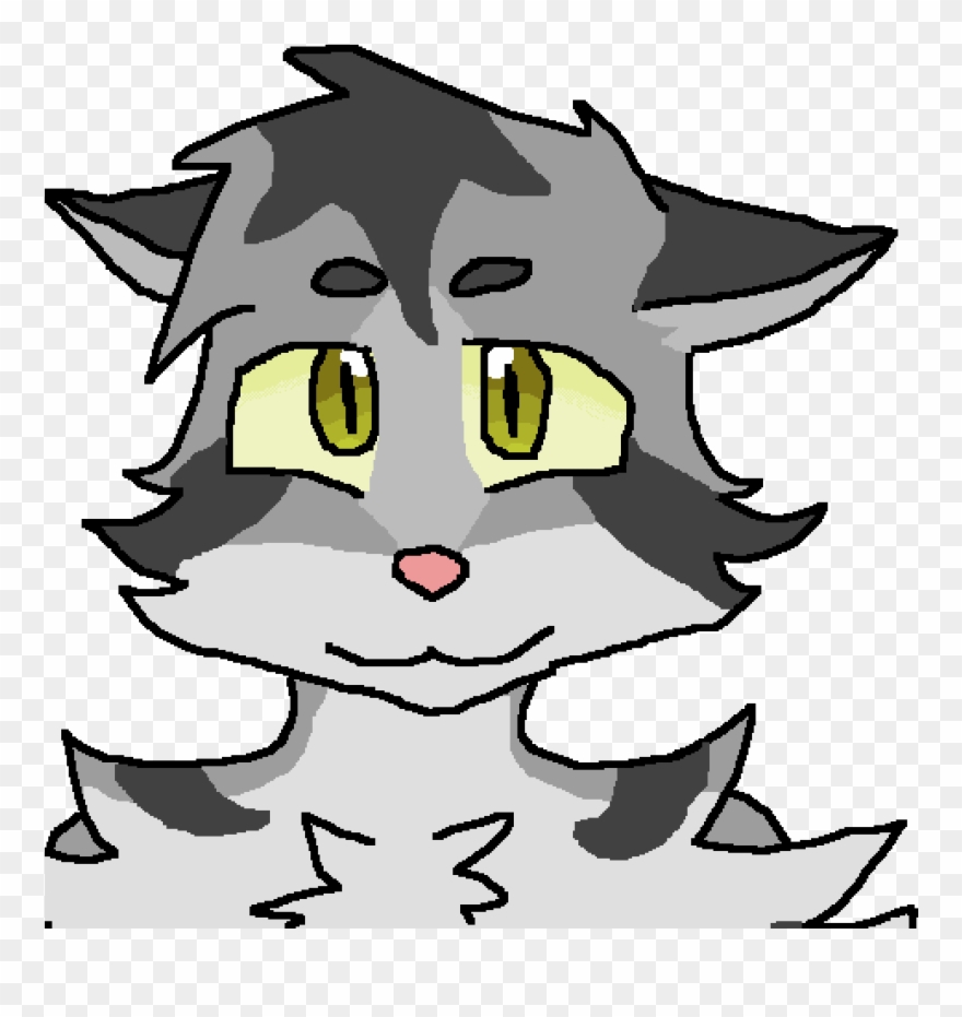 Gray Tabby Cat - Cat Yawns Clipart