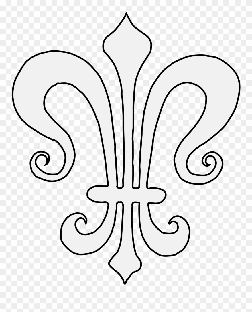 Fleur De Lys - Illustration Clipart