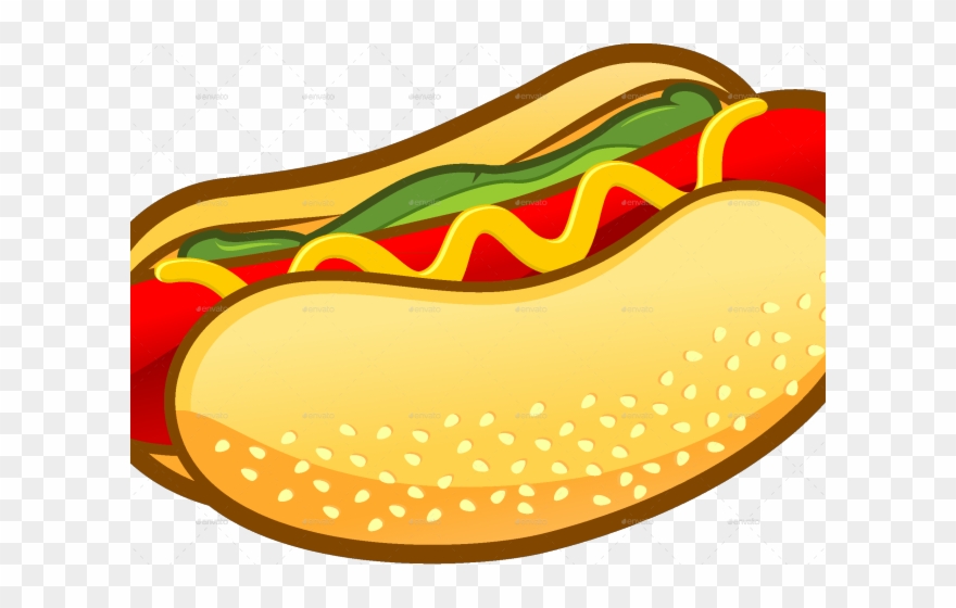 Junk Food Clipart Coney Dog - Hot Dog Png Vector Transparent Png