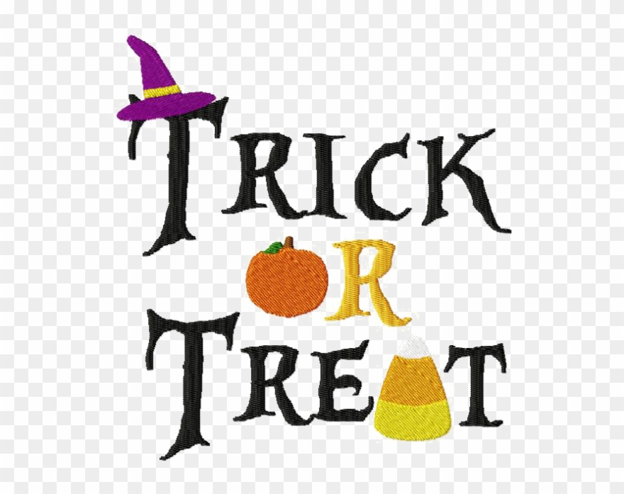 Trick Or Treat Transparent - Treat Or Trick Clipart