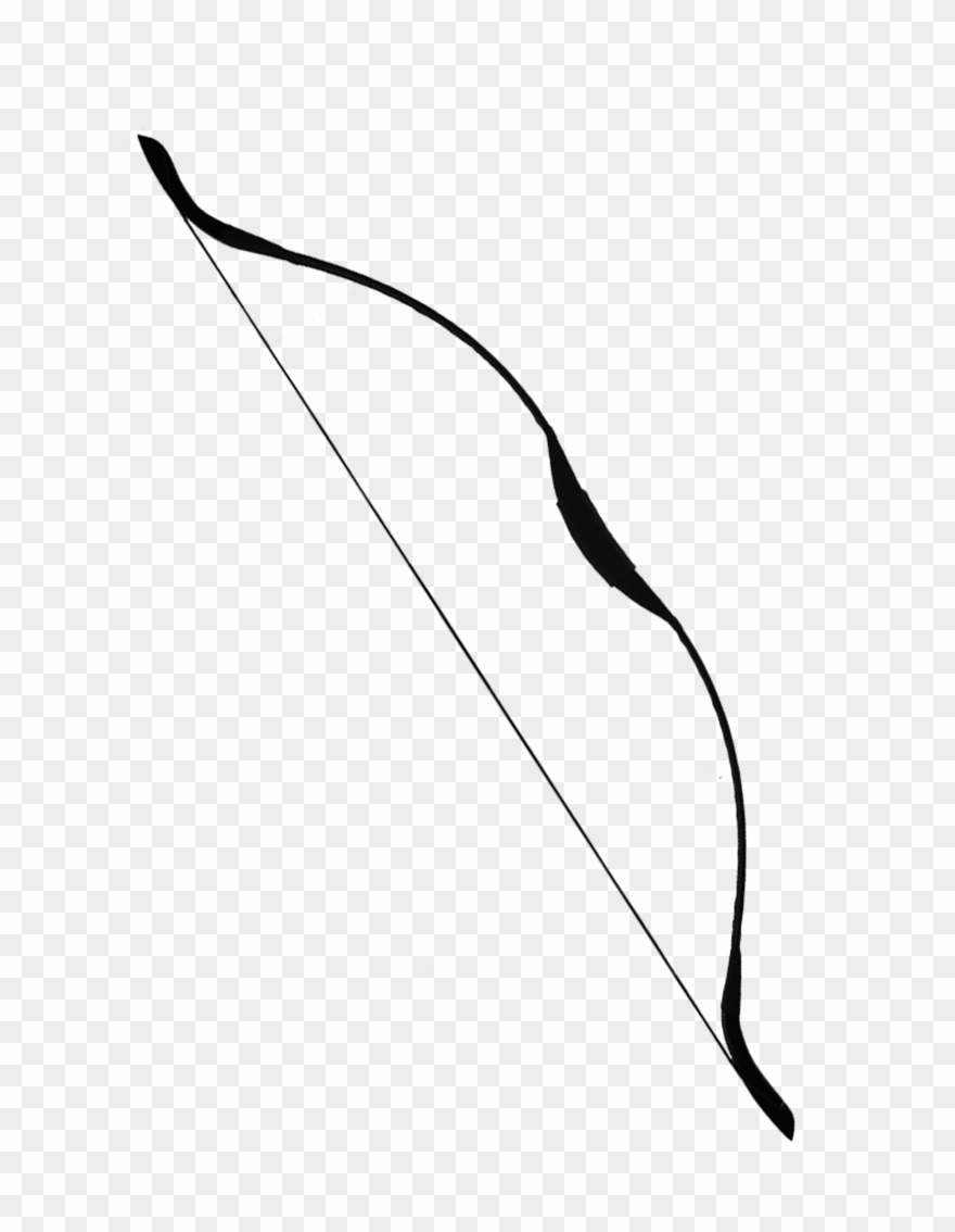 Black Bow 134cm - Archery Clipart