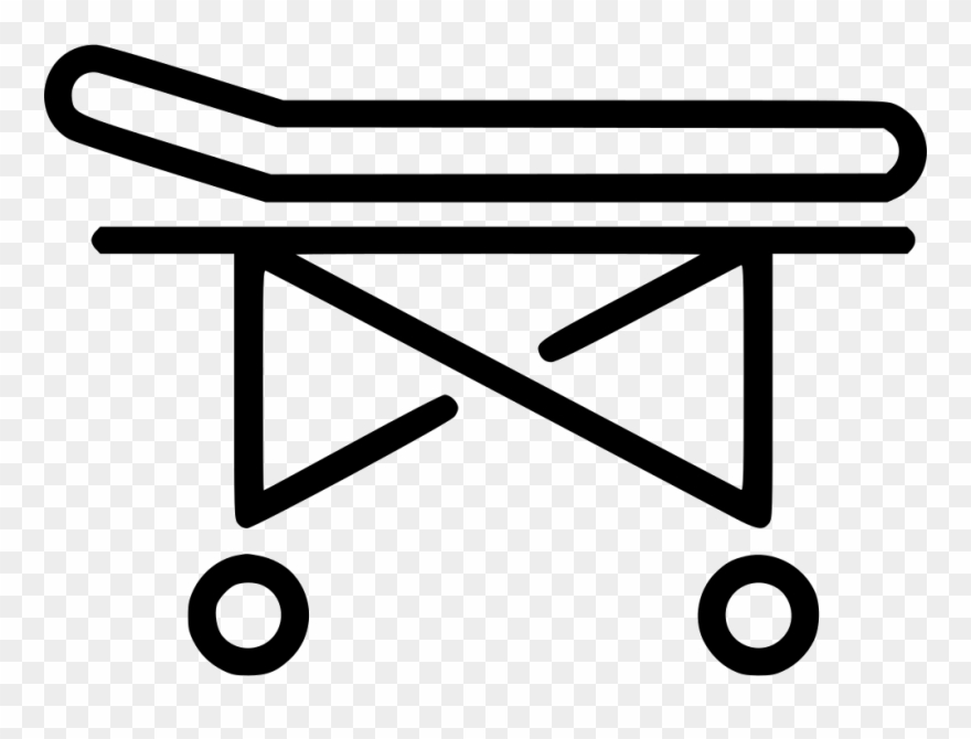 Stretcher Couch Hospital Patient Medicine Comments Clipart