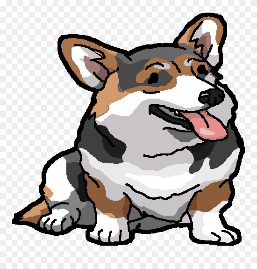Mushu The Corg - Cardigan Welsh Corgi Clipart
