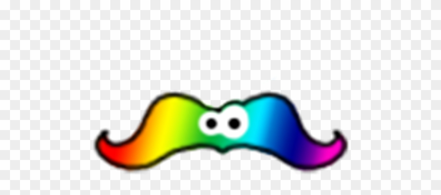 Mustache Clipart Rainbow - Roblox - Png Download