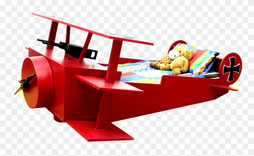 Plane - Kids Aeroplane Bed Clipart