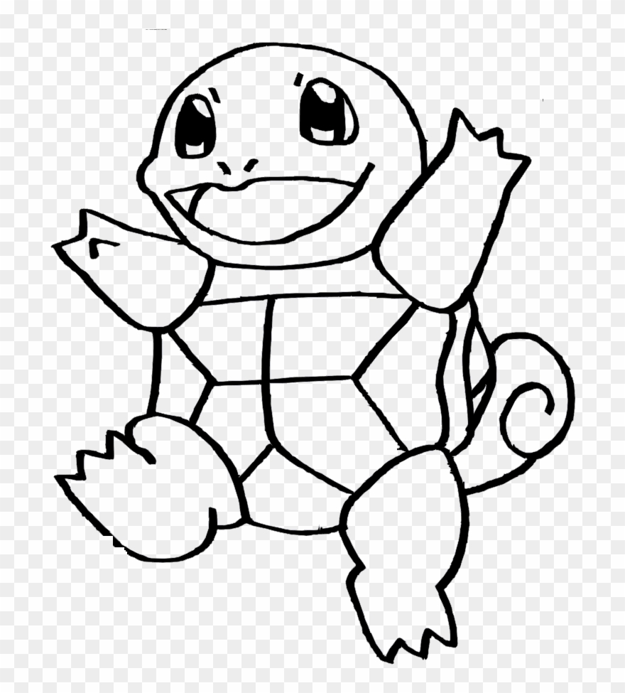 Squirtle Vinyl 280 X 300 - Coloring Pages Of Squirtle Clipart