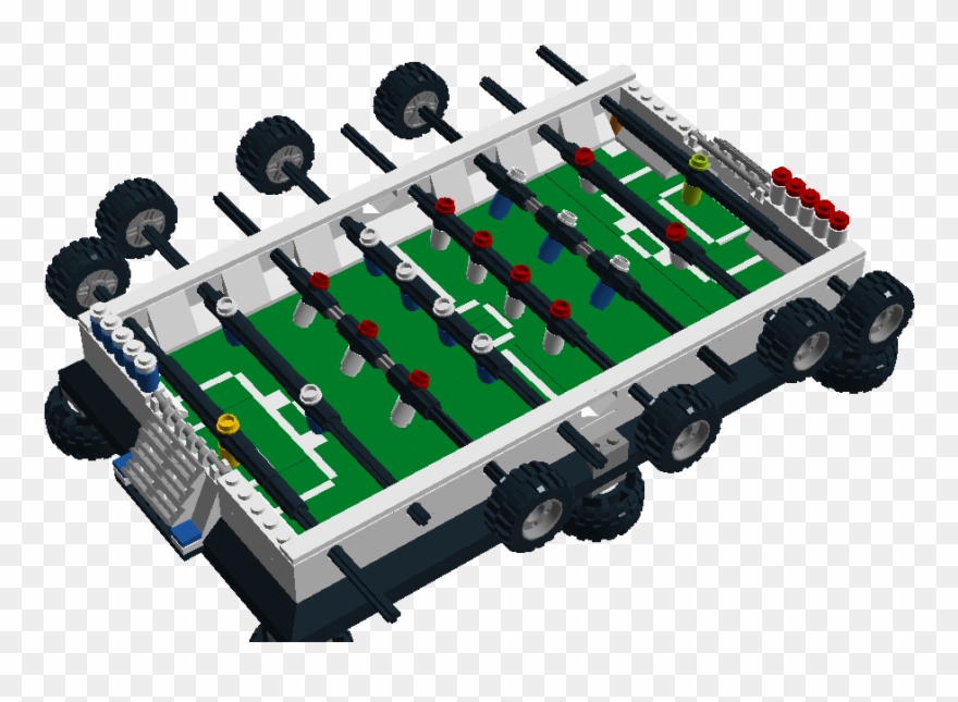 Foosball Game Table - Construction Set Toy Clipart