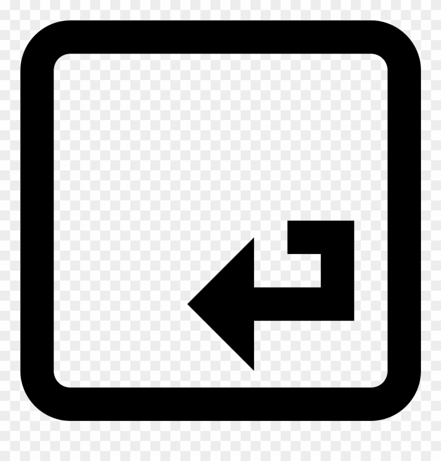 Enter Key Clip Art - Check Square Icon Png Transparent Png