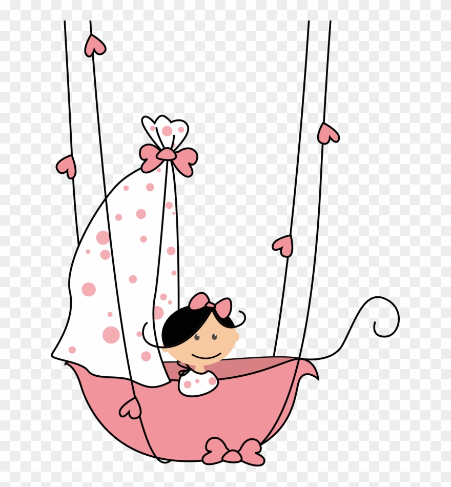 Vinilo Cuna - Cradle Ceremony Vector Clipart