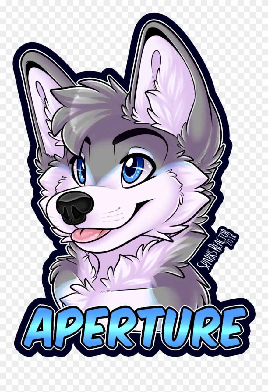 Soft Shade Bust Badge Commission For Aperturehusky Clipart