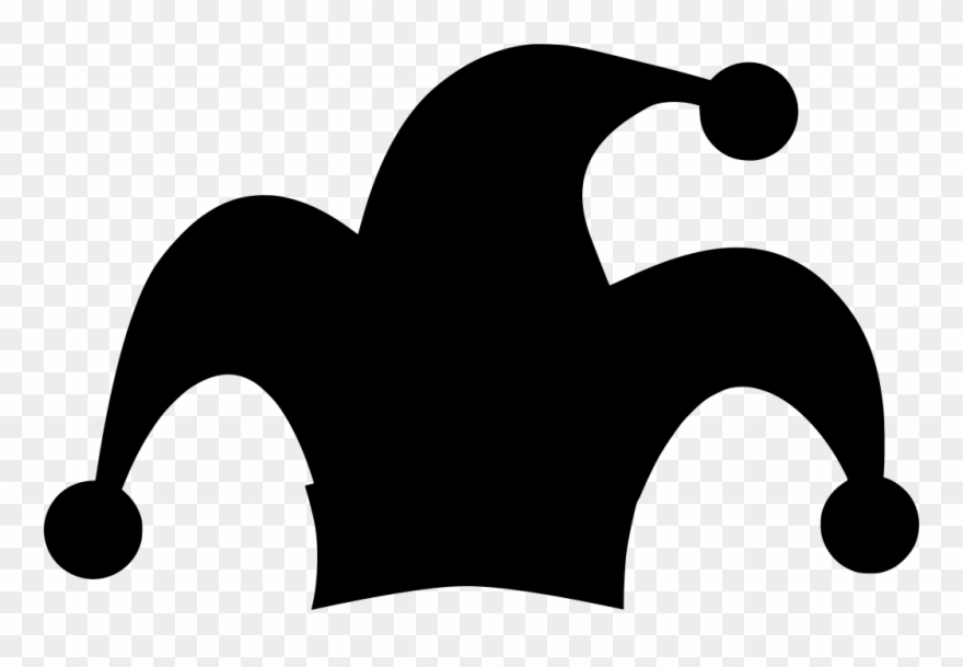 Image Stock Fool Clown Line Hat Free Image Icon - Chapeu Bobo Da Corte Png Clipart