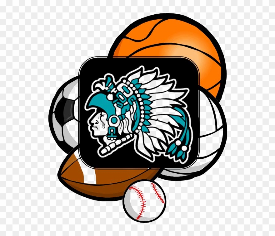 Spring Sports - Mendota Aztecs Flag Clipart