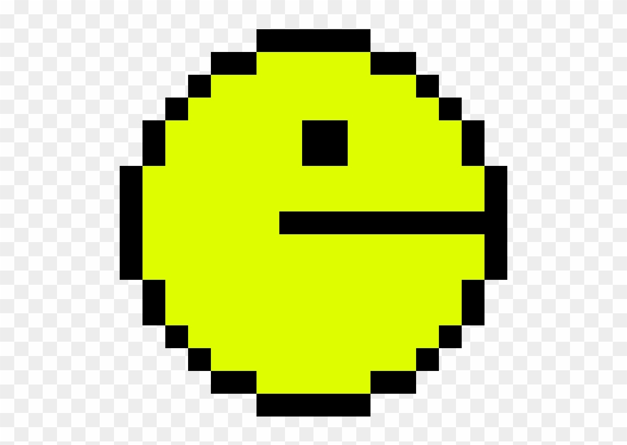 Pacman Gif Png Banner Freeuse - Smile Pixel Art Clipart