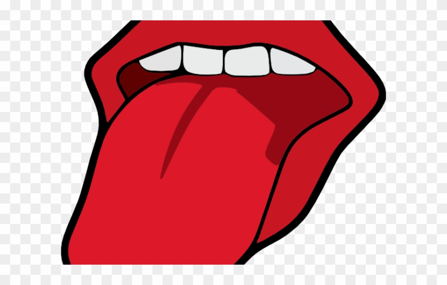 Lips Clipart Halloween - Tongue Png Transparent Png