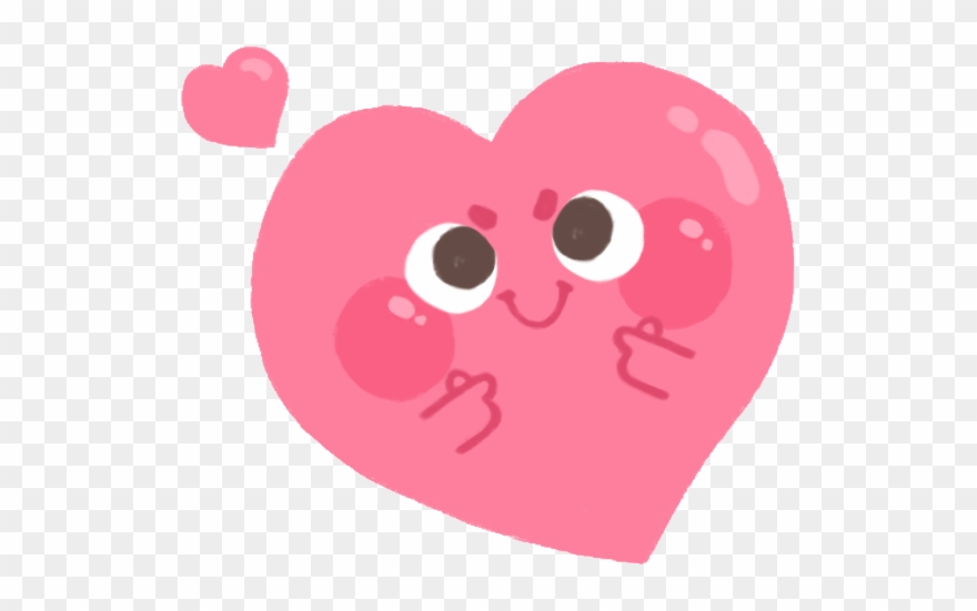 Kawaii Cute Girly Pastel Pink Png Tumblr Sticker Sticke - Heart Clipart
