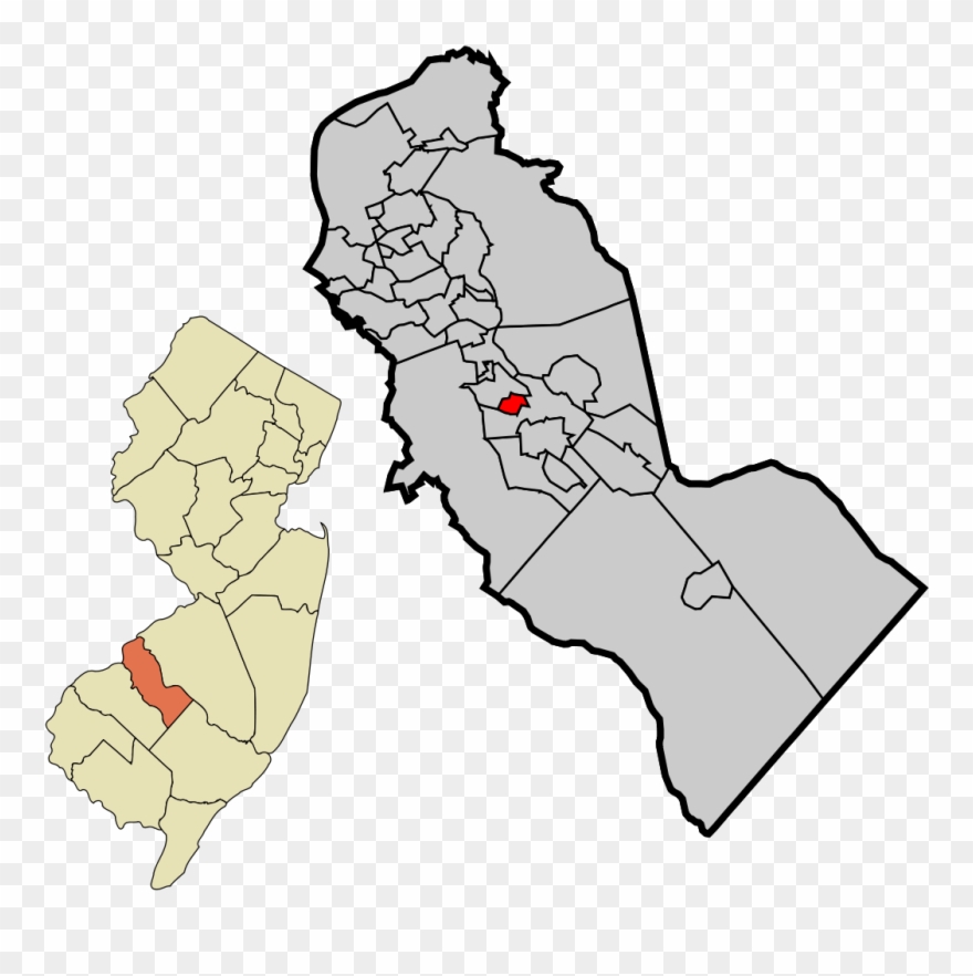 Haddon Township Nj Map Clipart