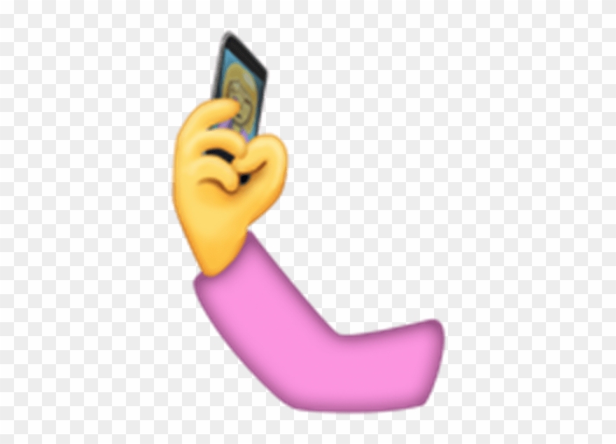 Taking Selfie Emoji - Selfie Emoji Png Clipart