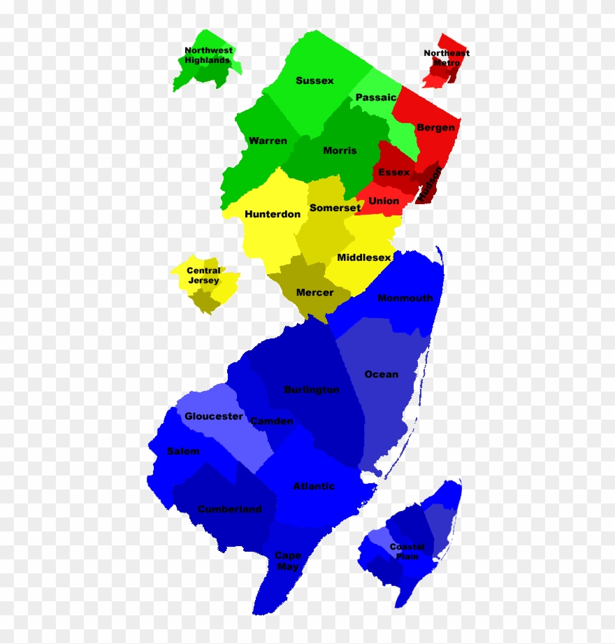 New Jersey Outline Clipart