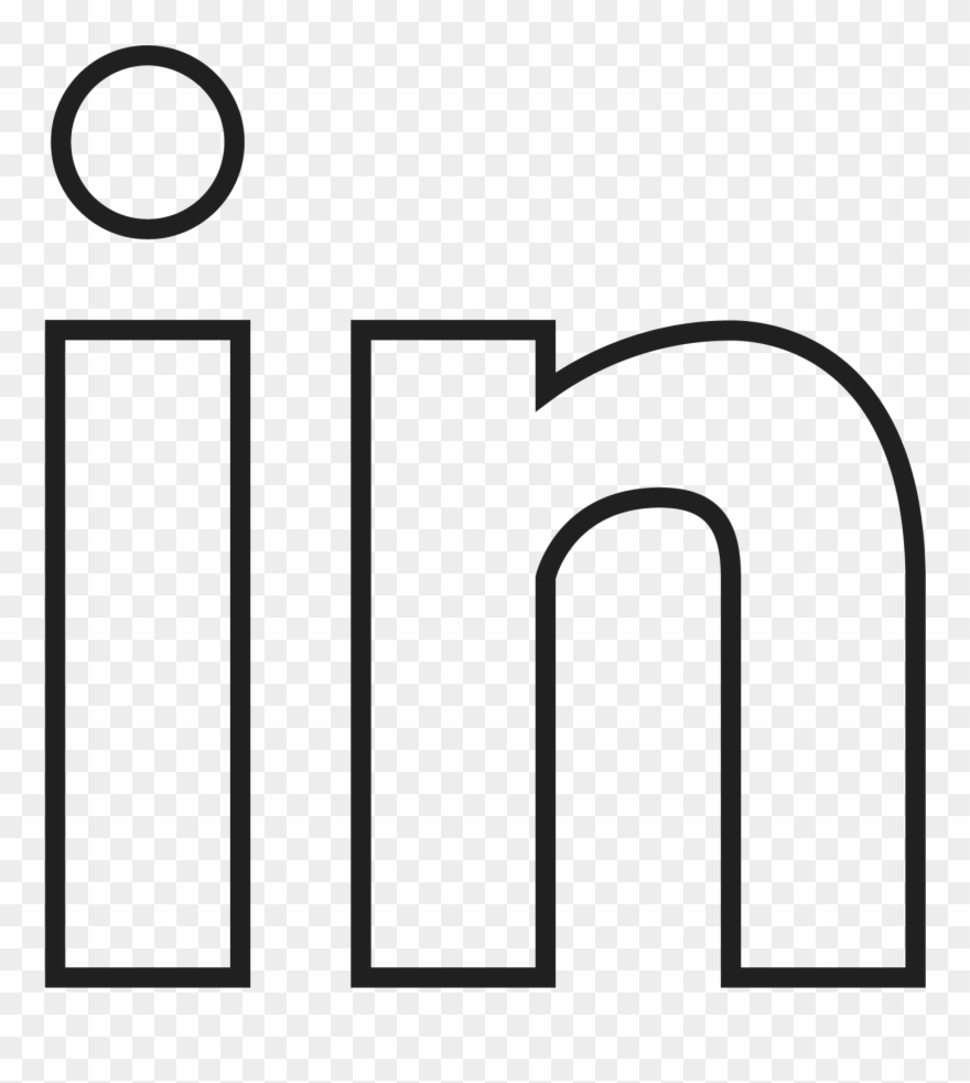 Linkedin - Linked In Icon White Clipart