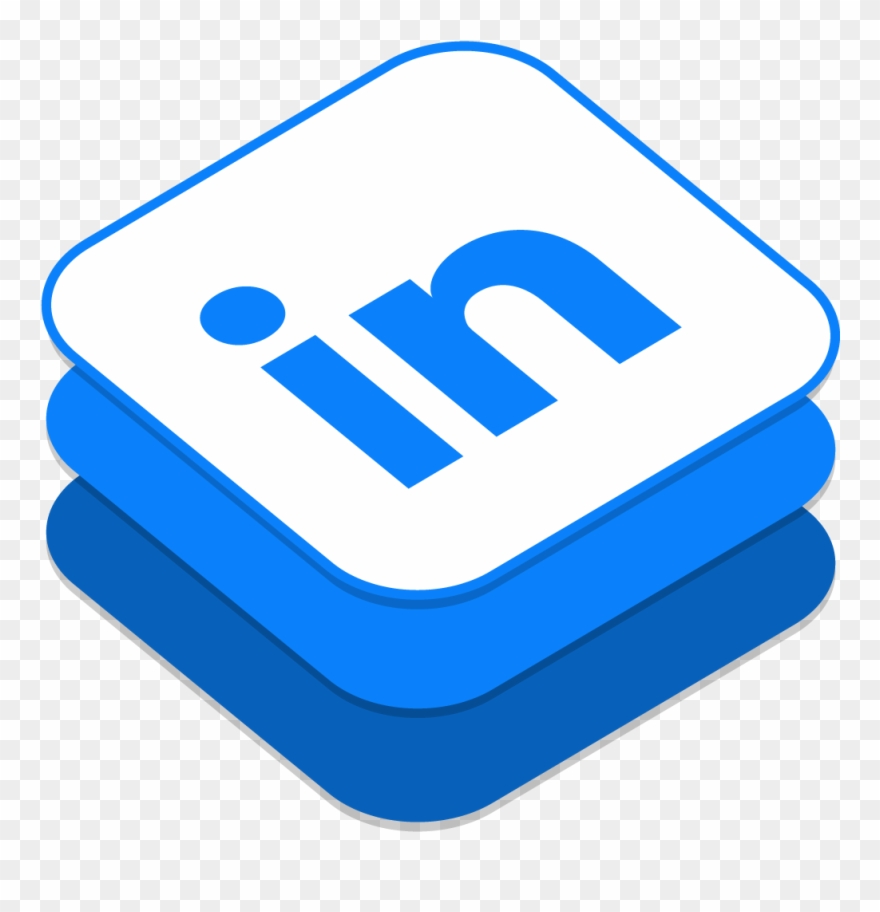 Linkedin Icon - Icono Facebook Ios 8 Clipart