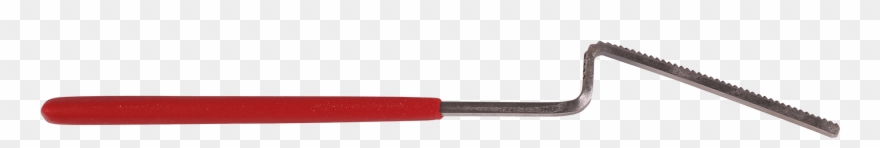 Iwasaki Wood File 150mm Flat Cranked Red Handle - File Clipart