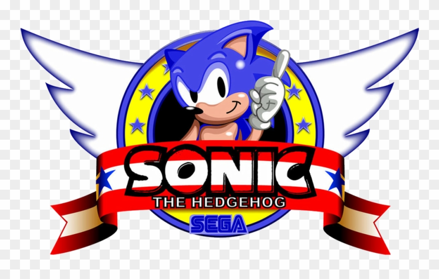 Sonic Logo - Sonic The Hedgehog Game Logo Clipart