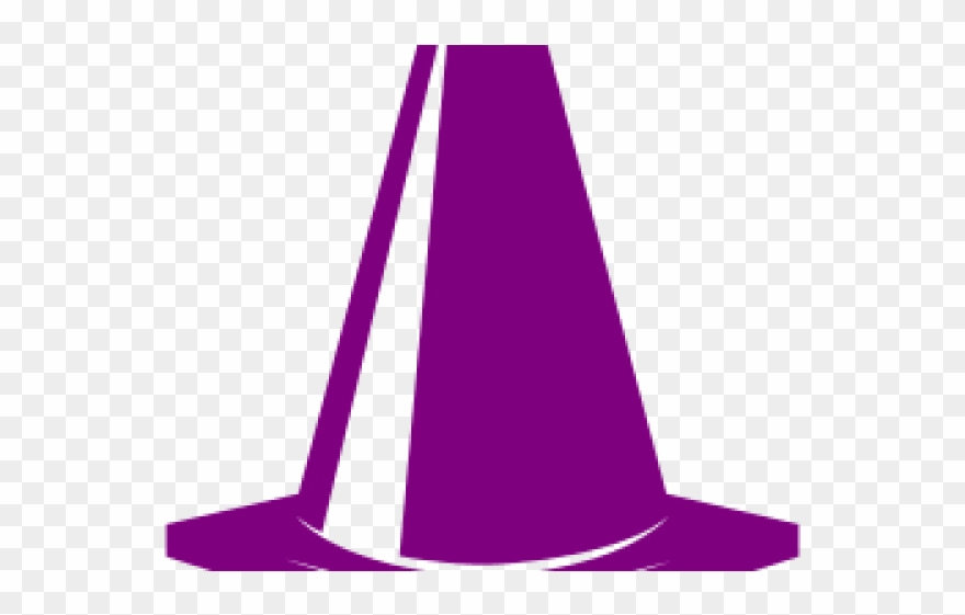 Cone Clipart Purple - Png Download