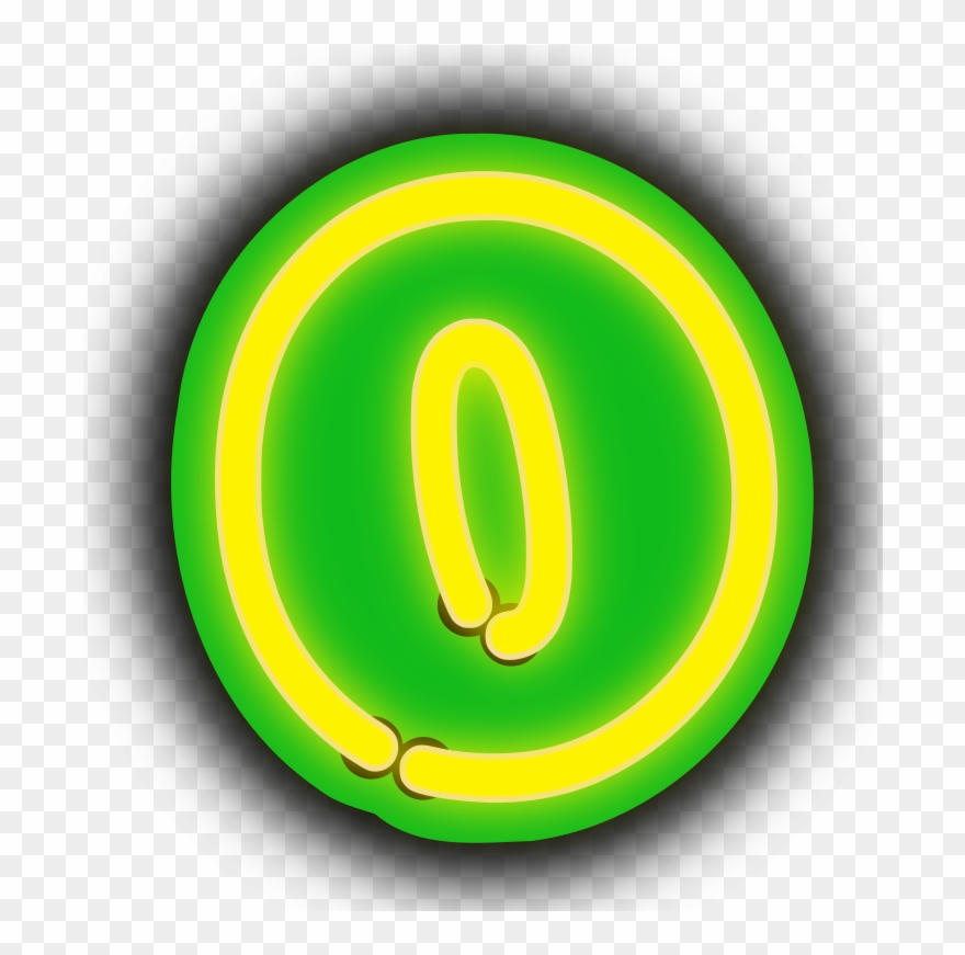 Medium Image - Неоновая Цифра Пнг Clipart