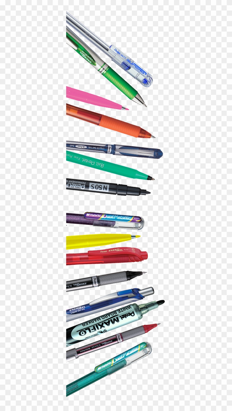 Marker Clipart Pentel Pen - Pentel Maxiflo Dry Wipe Fine Bullet Point Marker - - Png Download