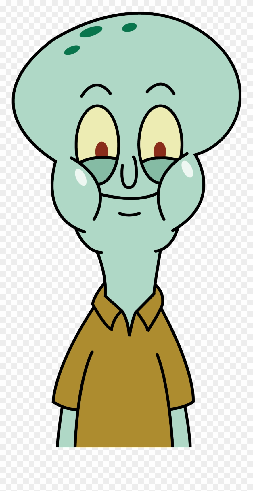 Squidward Png - Squidward Hi How Are You Clipart