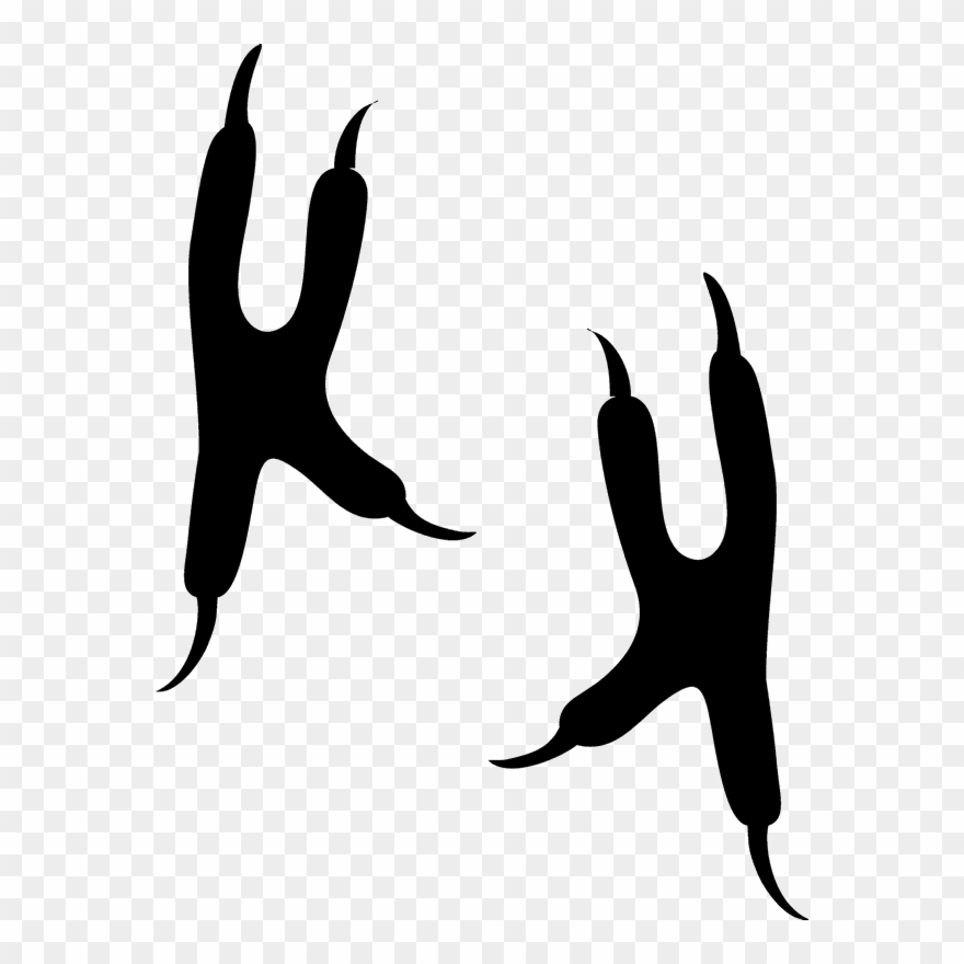 Woodpecker Tracks Rubber Stamp - Woodpecker Tracks Clipart