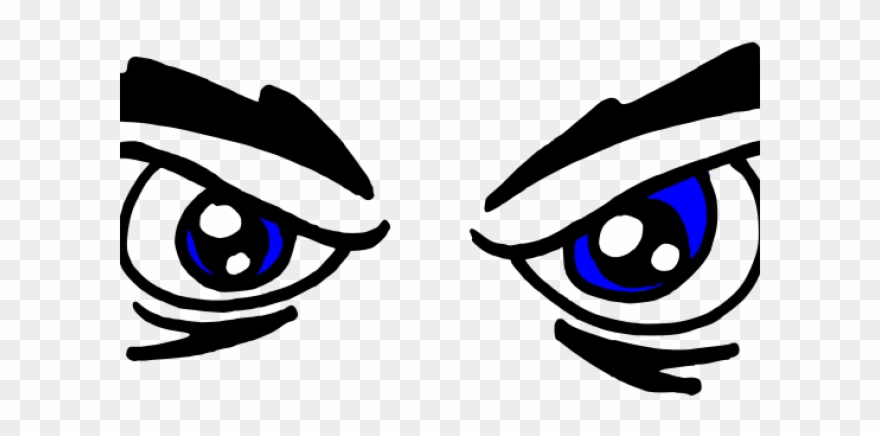 Ninja Clipart Eyes - Creepy Eyes Clip Art Transparent Background - Png Download
