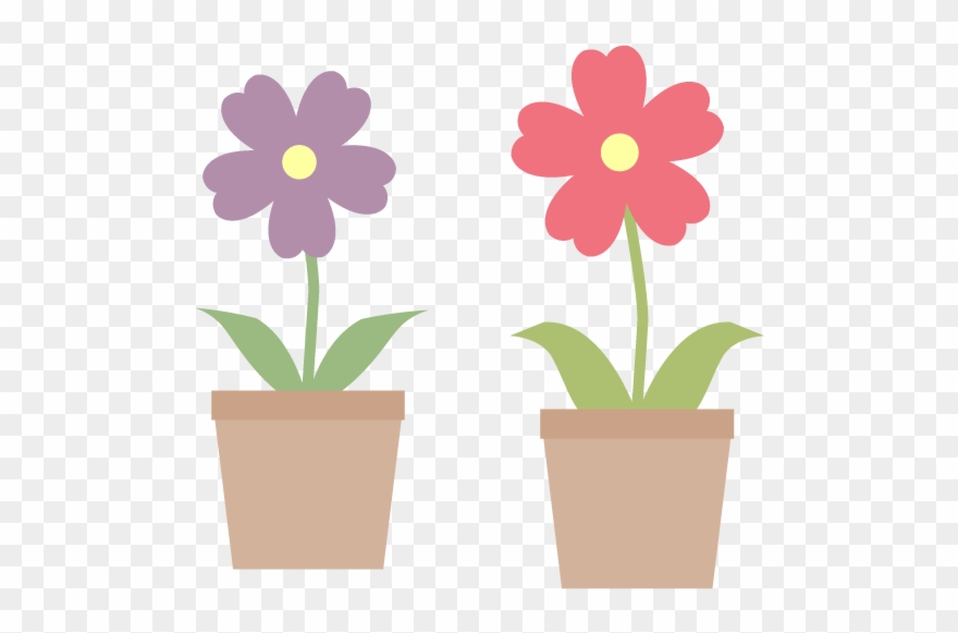 Flowerpot - Flower - Free Illustration - 無料 クリップ アート 花 Clipart