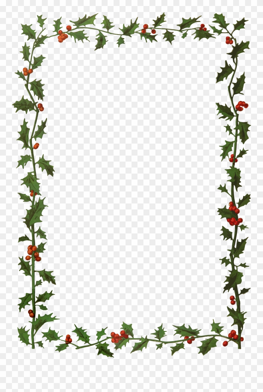 This Free Icons Png Design Of Holly Frame 2 , Png Download Clipart