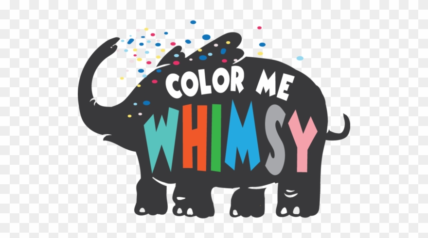 Color Me Whimsy - Indian Elephant Clipart