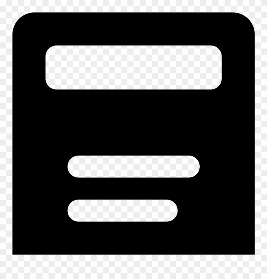 Document Header Icon - Sign Clipart (#2079070) - PinClipart