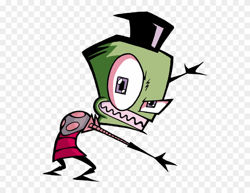 Art Zimdisguisecoverup - Invader Zim Zim Png Clipart