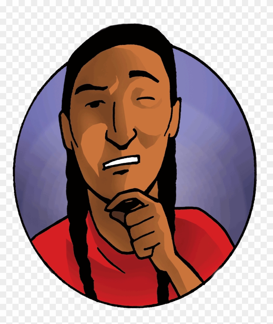 Me Contemplating - Illustration Clipart