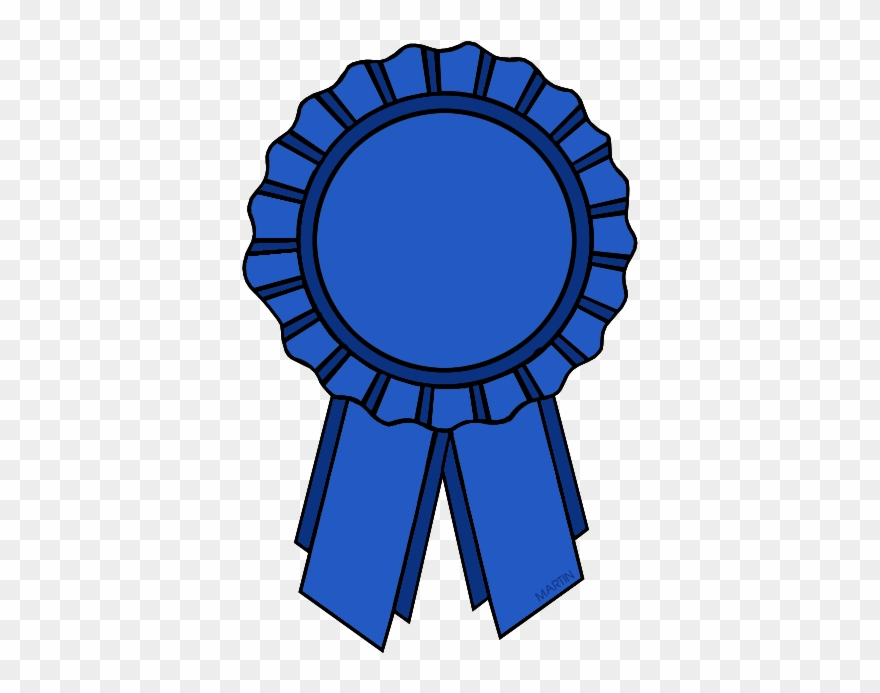 Blue Ribbon - Clip Art - Png Download