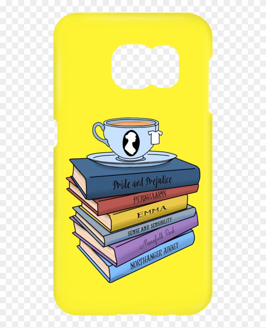Tea And Books Samsung Galaxy S7 Phone Case Clipart