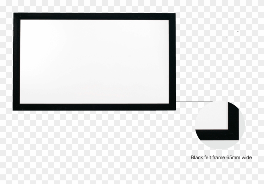 Cinema Style Projector Screens Clipart