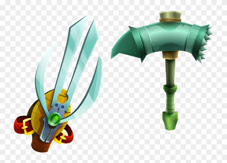 Swords Clipart Plastic - Martillo Espada - Png Download