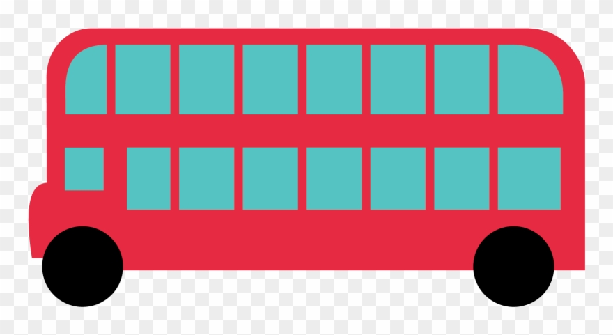 Clipart Bus Rectangle - Bus - Png Download