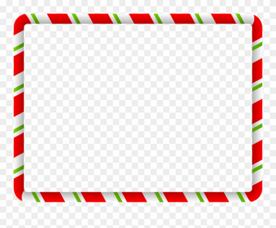 Christmas Border Green Red Png - Red Christmas Borders Clipart Transparent Png