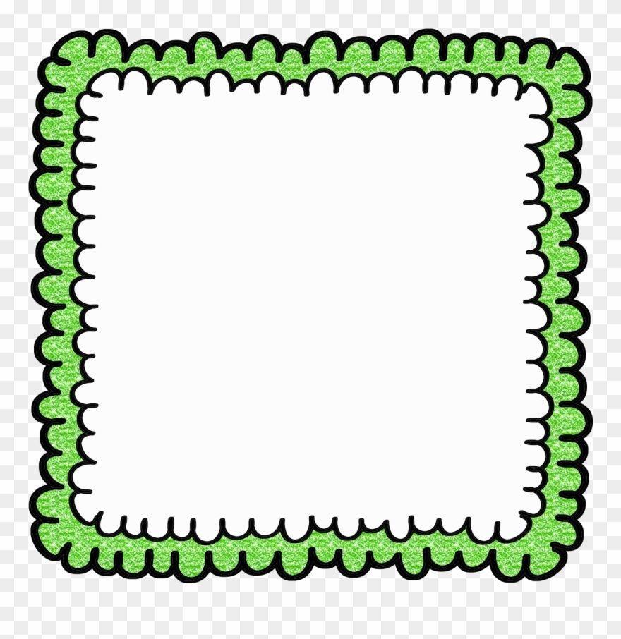 Moldings, Frames - Molduras De Folhas Verdes Png Clipart
